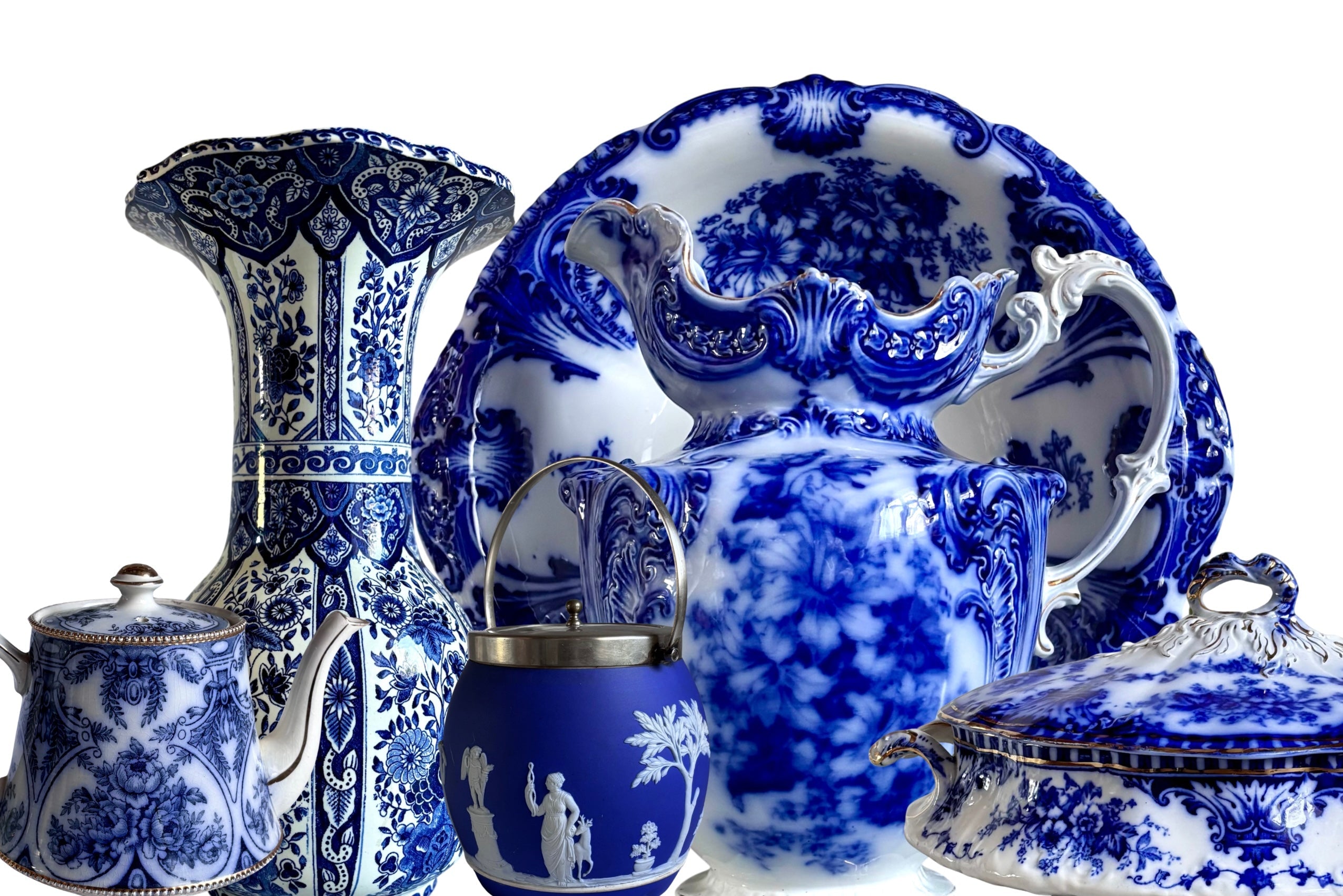 Blue & White