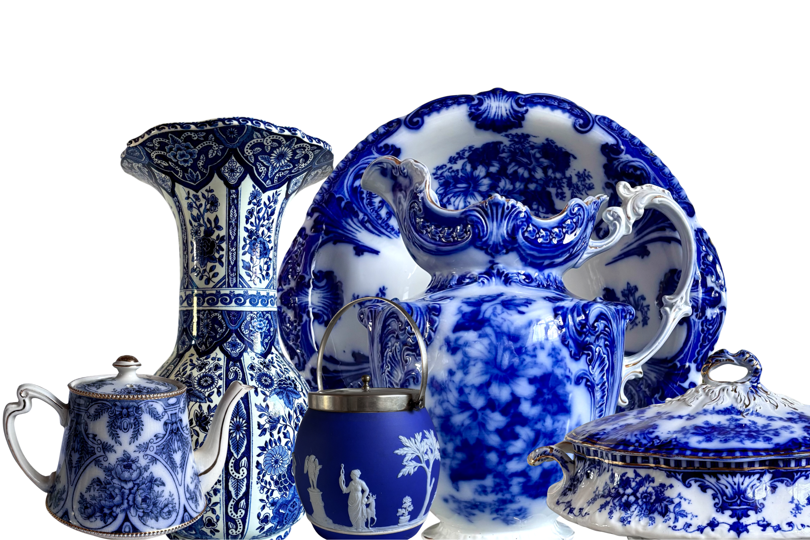 Blue & White