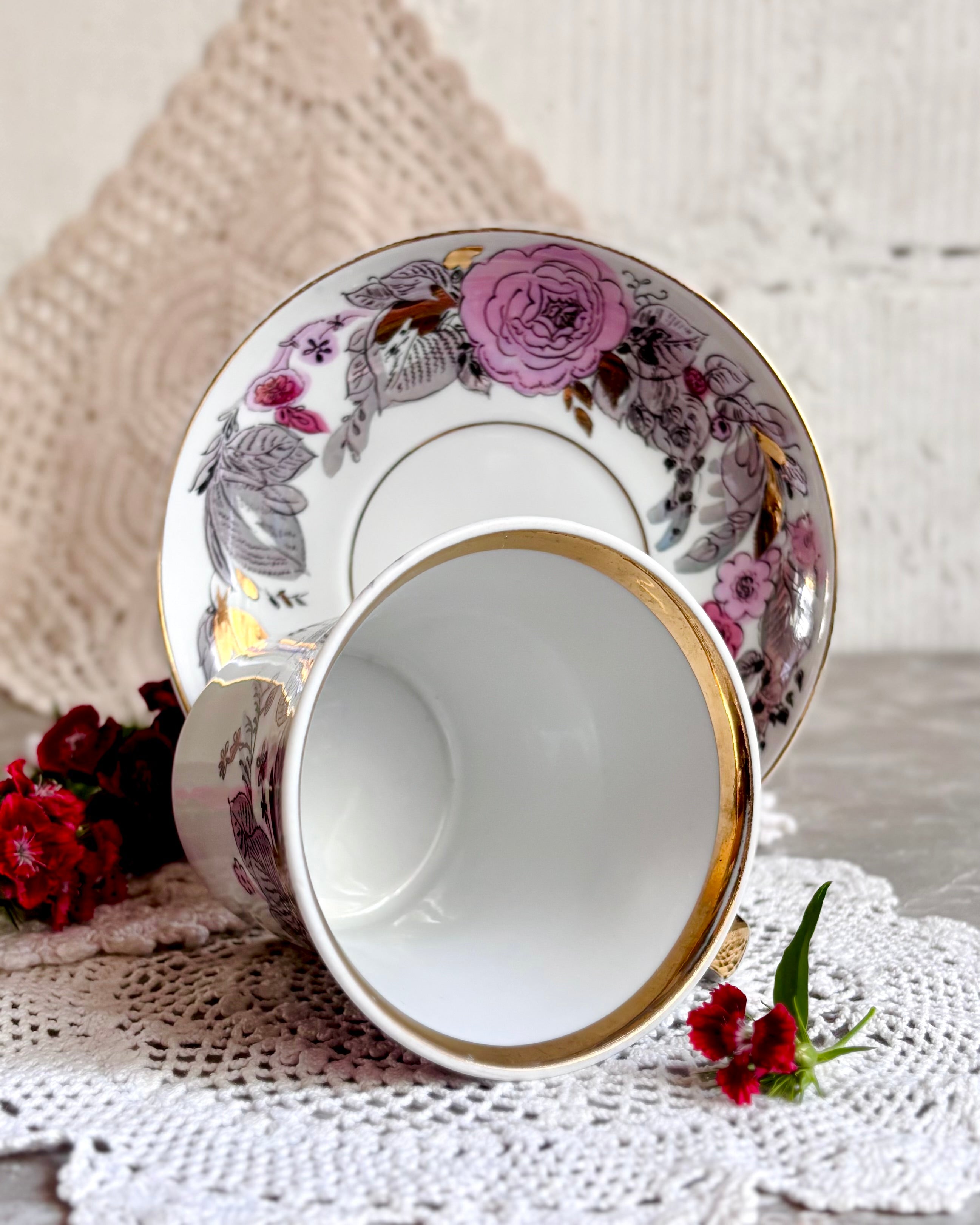 Kubki porcelana Łomonosow